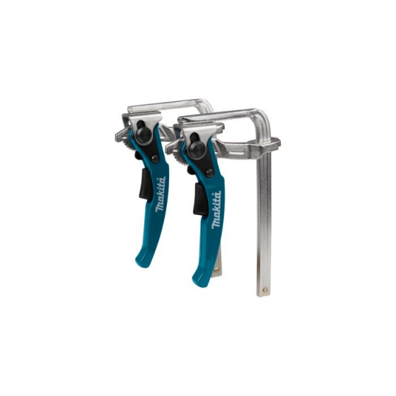 Makita Lot de 2 Serre-joints rapide pour rail de guidage (199826-6) Makita Lot de 2 Serre-joints rapide pour rail de guidage (199826-6)