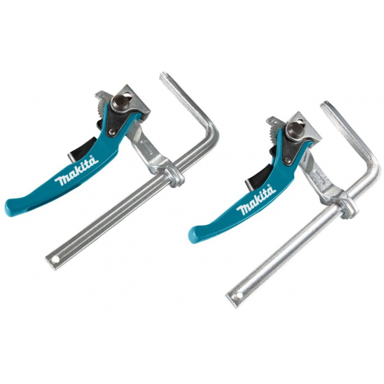 Makita Lot de 2 Serre-joints rapide pour rail de guidage (199826-6) Makita Lot de 2 Serre-joints rapide pour rail de guidage (199826-6)