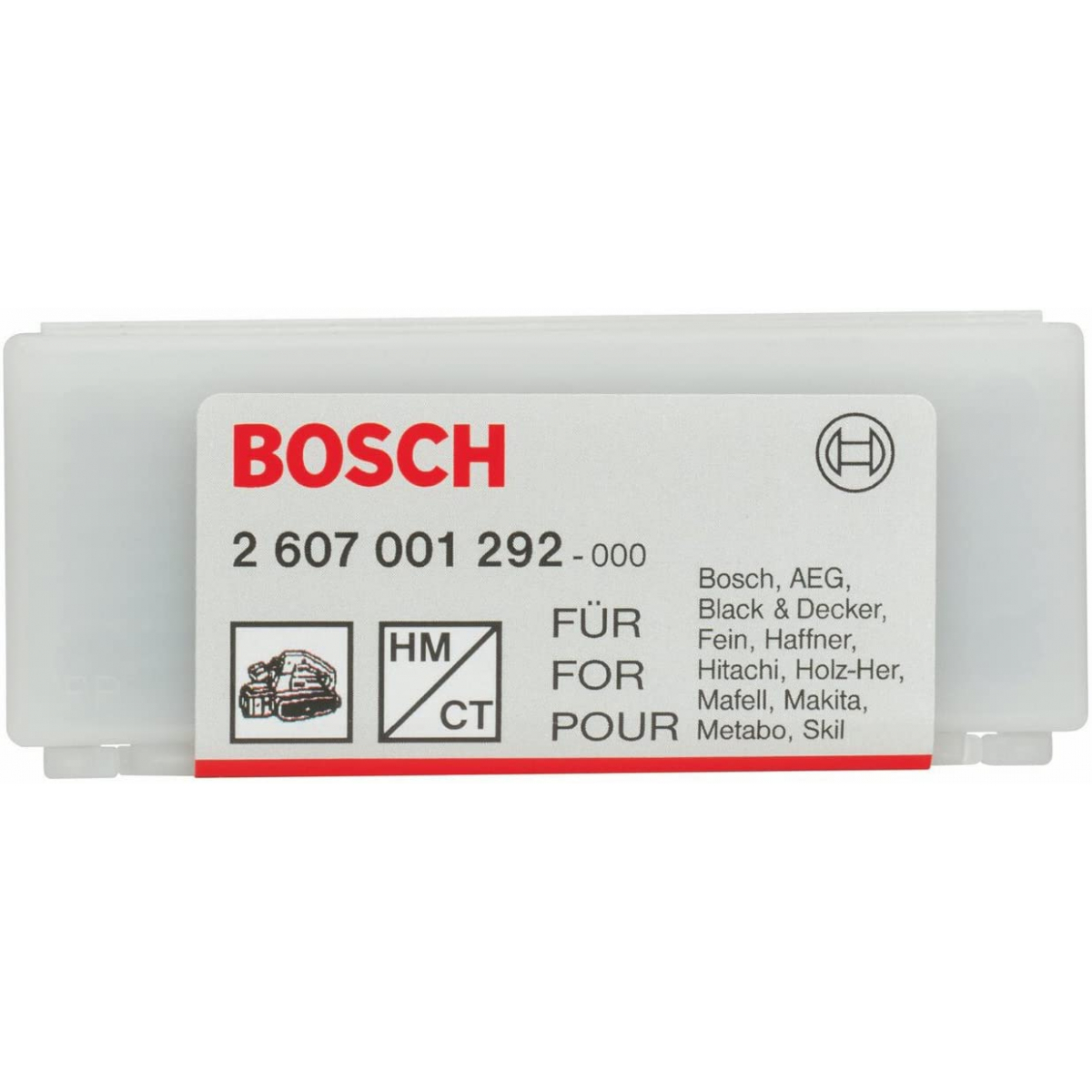 Bosch Lot de x10 Fers à Rabot 82mm en carbure de tungstène