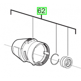 Milwaukee Carter d'engrenage pour boulonneuse à chocs M18FIWF12, M18FIWP12, M18ONEIWP12, M18ONEIWF12 (4931453280)