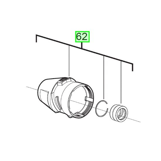 Milwaukee Carter d'engrenage pour boulonneuse à chocs M18FIWF12, M18FIWP12, M18ONEIWP12, M18ONEIWF12 (4931453280)