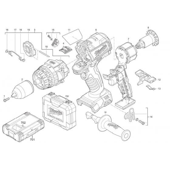 Milwaukee Perceuse M18CDD