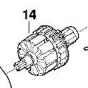 Milwaukee Induit 201303002 Pour C18IW, C18ID