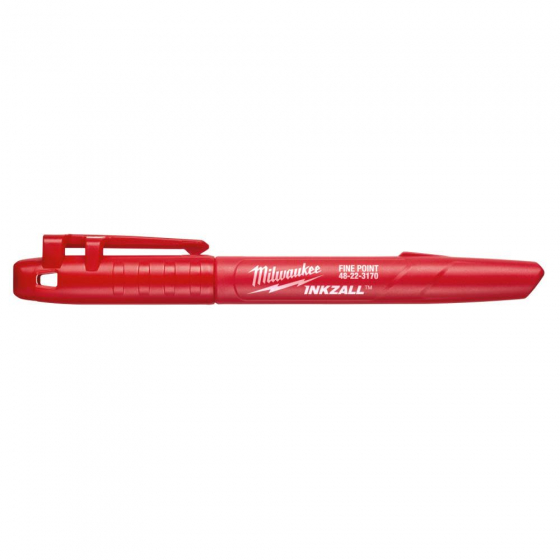 Milwaukee Marqueur INKZALL Rouge pointe Fine (48223170)