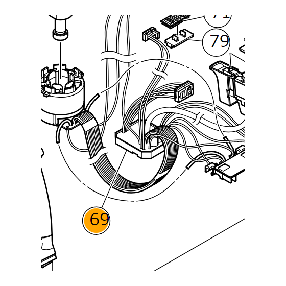 Hikoki Contrôleur électronique pour perforateur DH18DBL (370548)