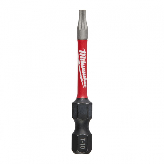 Milwaukee x1 Embout Torx 10 de Vissage Shockwave 50mm (4932471570)