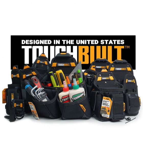 Toughbuilt Poche à outils pour mètre ruban et couteau/cutter TB-CT-25XB Toughbuilt Poche à outils pour mètre ruban et couteau/cutter TB-CT-25XB