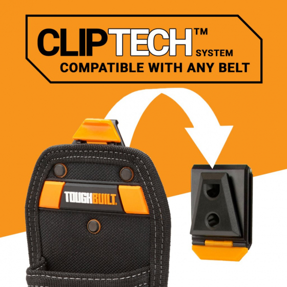 Toughbuilt Poche à outils pour mètre ruban et couteau/cutter TB-CT-25XB Toughbuilt Poche à outils pour mètre ruban et couteau/cutter TB-CT-25XB