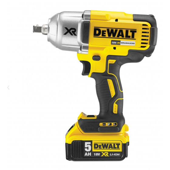 DeWalt DCF899P2-QW Boulonneuse à choc 1/2 950Nm XRP 18V 2x5.0Ah avec coffret T-Stak DeWalt DCF899P2-QW Boulonneuse à choc 1/2 950Nm XRP 18V 2x5.0Ah avec coffret T-Stak