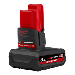 Milwaukee M12HB5 Batterie 12V XC 5.0Ah High Output (4932480165)