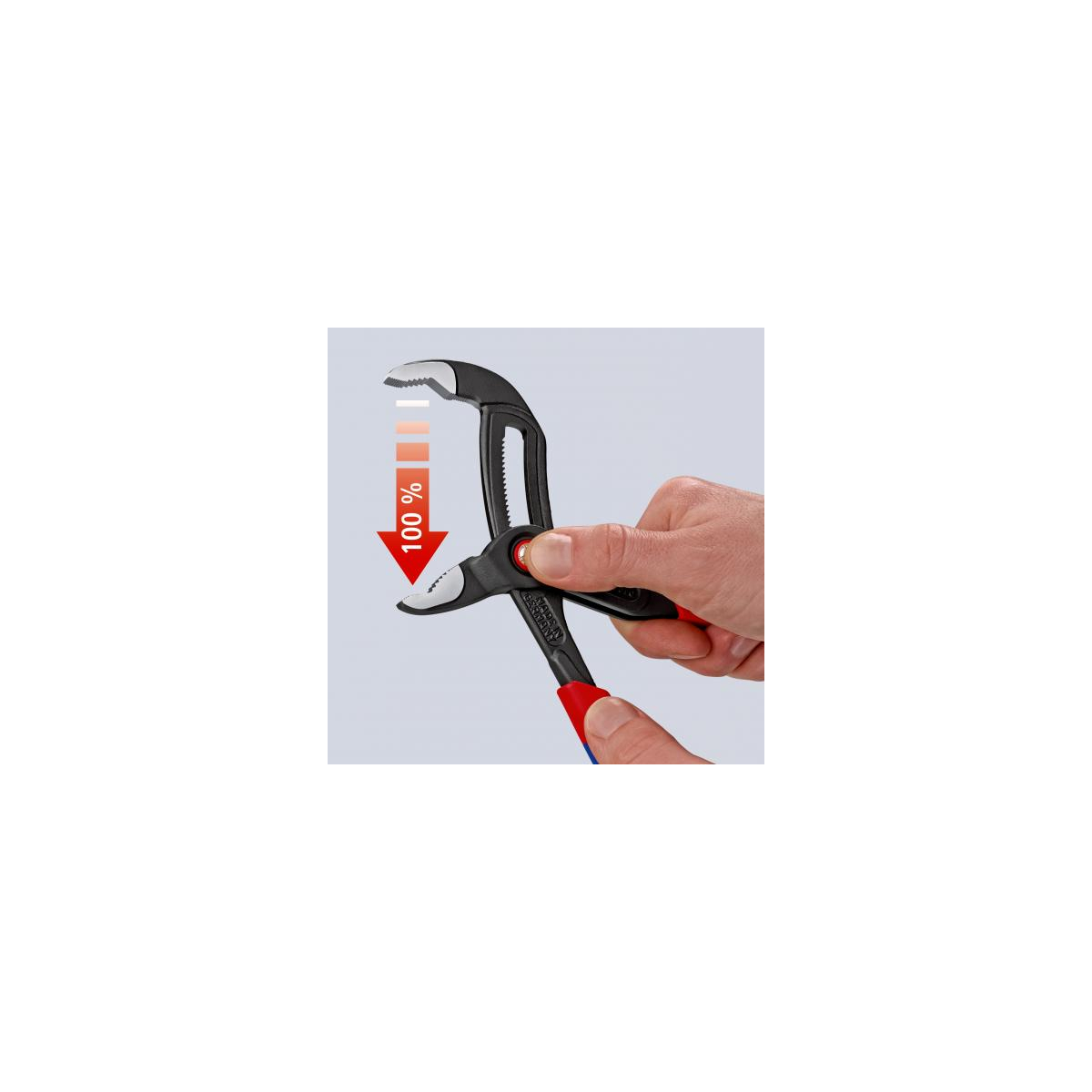 2 Pinces multiprise knipex cobra et pince-clé capacité 35 mm et 50 mm