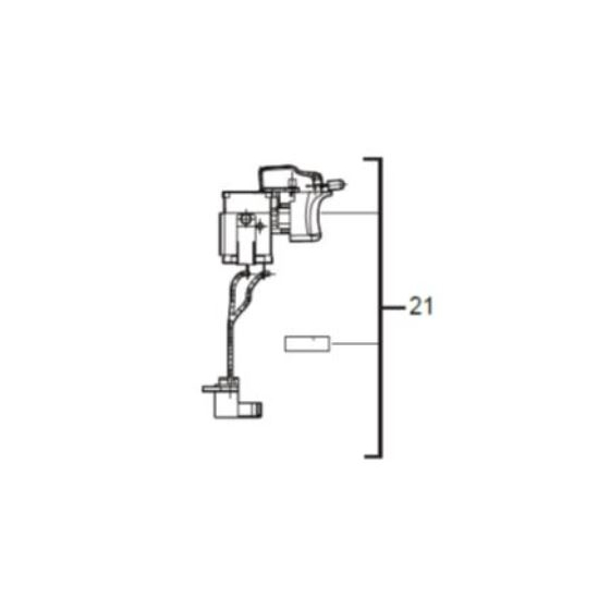 AEG Interrupteur pour perceuse 18V BS18C2XLI, BSB18C2XLI, BS18C2LI, BSB18C2X, BSB18C2BL (4931480756)