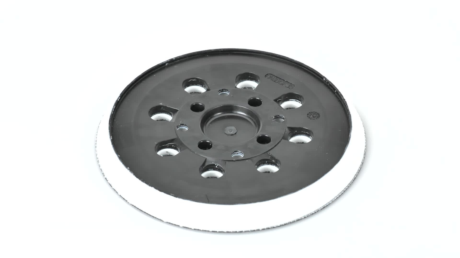 Kraftfeld Plateau de ponçage auto-adhésif 125 mm, pour Bosch, PEX 300 AE, 400 AE, AdvancedOrbit 18 ; comme 2609004175