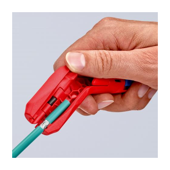 Knipex Pince à dégainage-dénudage pour gaucher (16 95 02 SB) Knipex Pince à dégainage-dénudage pour gaucher (16 95 02 SB)