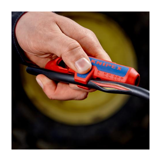 Knipex Pince à dégainage-dénudage pour gaucher (16 95 02 SB) Knipex Pince à dégainage-dénudage pour gaucher (16 95 02 SB)