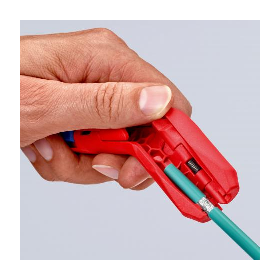 Knipex Pince à dégainage-dénudage pour gaucher (16 95 02 SB) Knipex Pince à dégainage-dénudage pour gaucher (16 95 02 SB)