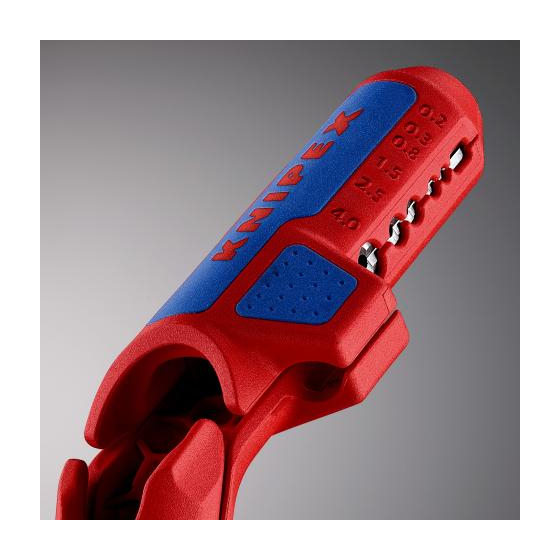 Knipex Pince à dégainage-dénudage pour gaucher (16 95 02 SB) Knipex Pince à dégainage-dénudage pour gaucher (16 95 02 SB)