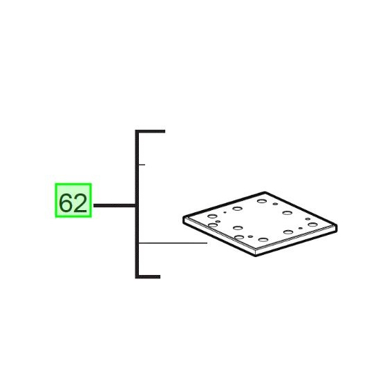 Milwaukee Plateau de ponçage rectangulaire pour ponceuse M18BQSS (4931494208)