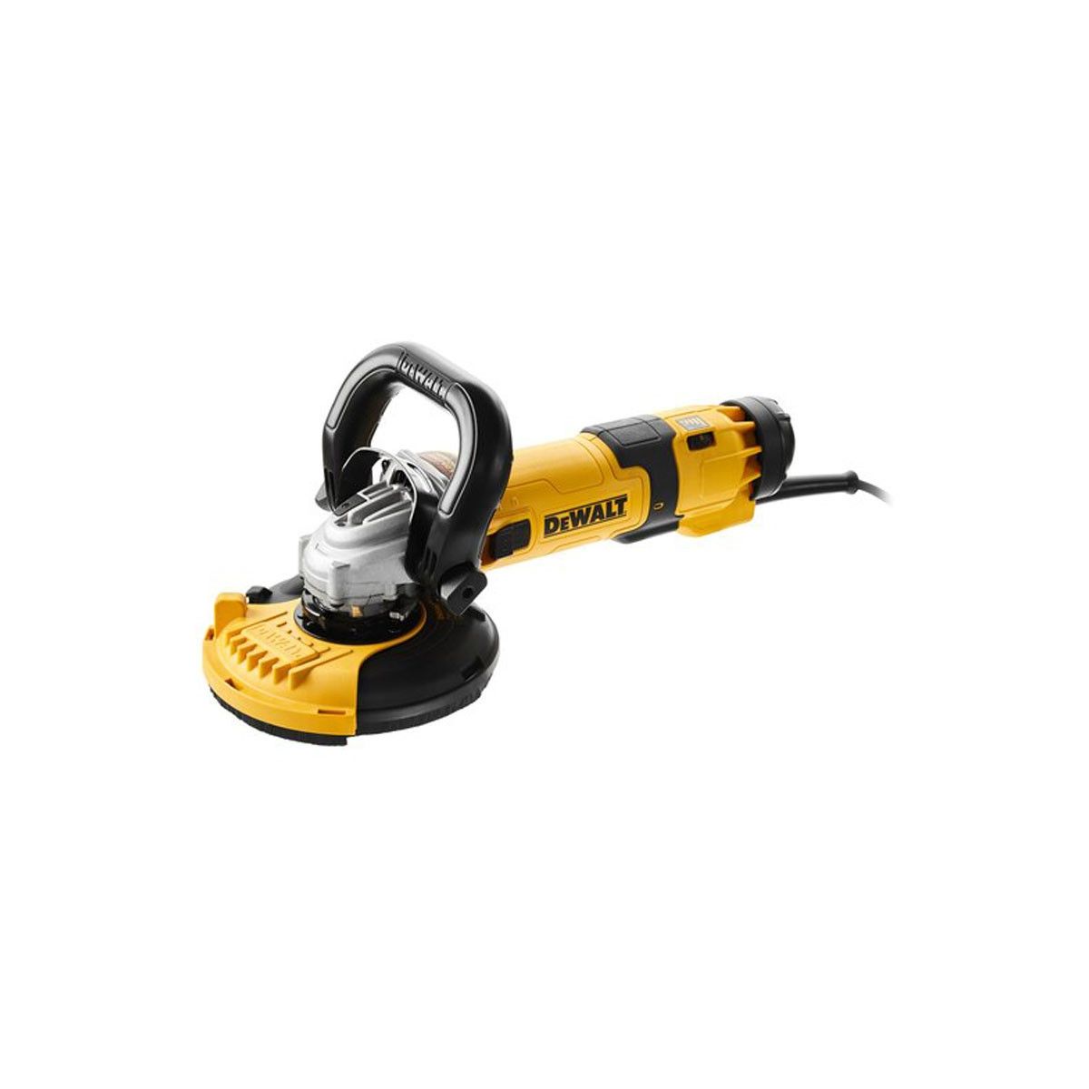 DeWalt DWE4257KT-QS DWE4257KT Meuleuse d'angle 125 mm 1500 Watts avec capot  d'aspiration et meule diamantée