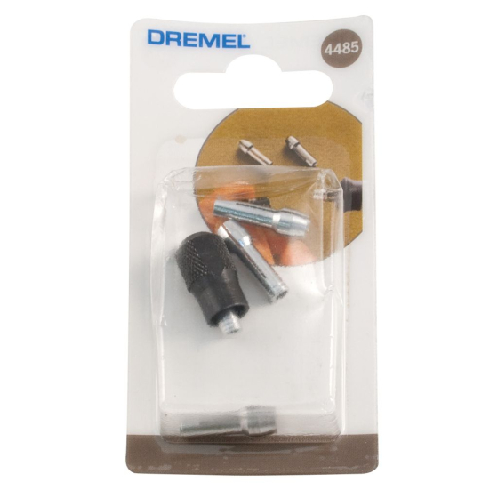 Dremel 4485 Set de 5 Pinces & Écrou de blocage pour ponceuse droite dremel (2615448532) Dremel 4485 Set de 5 Pinces & Écrou de blocage pour ponceuse droite dremel (2615448532)