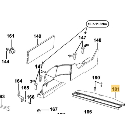 DeWalt Plaque de coupe pour scie D27113 (N045946)