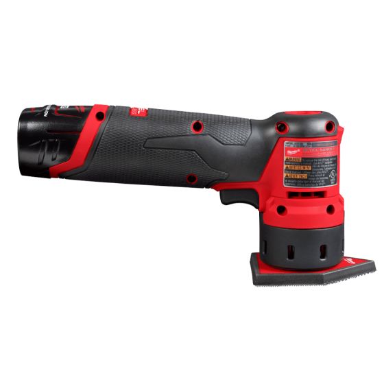 Milwaukee M12 FDSS-422X Ponceuse vibrante delta 12V 1x4.0Ah & 1x2.0Ah FUEL (4933479681)