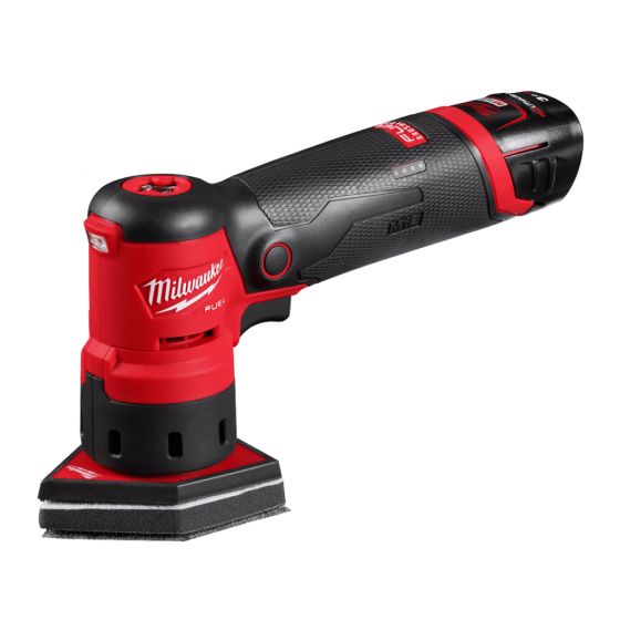 Milwaukee M12 FDSS-422X Ponceuse vibrante delta 12V 1x4.0Ah & 1x2.0Ah FUEL (4933479681)