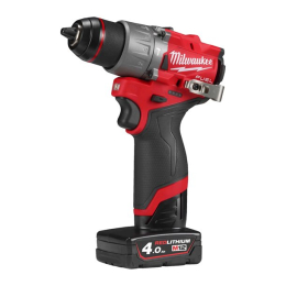 Milwaukee M12 FPD2-402X Perceuse, Visseuse à percussion FUEL 12V 2x4.0Ah (4933479869)