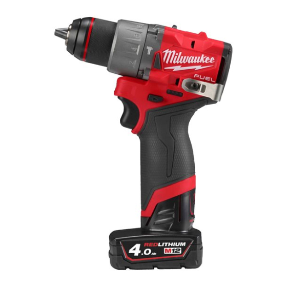 Milwaukee M12 FPD2-402X Perceuse, Visseuse à percussion FUEL 12V 2x4.0Ah (4933479869) Milwaukee M12 FPD2-402X Perceuse, Visseuse à percussion FUEL 12V 2x4.0Ah (4933479869)