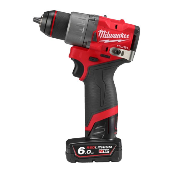 Milwaukee M12 FDD2-602X Perceuse, Visseuse FUEL 12V 2x6.0Ah (4933479875)