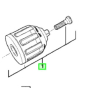 AEG Mandrin ø13mm pour perceuse 12V & 14V BS12G2NC, BS14G2NC, BS12G2LI, BSB12G2LI (4931440625)