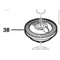 Bosch Couronne d'angle pour meuleuse 1606333601