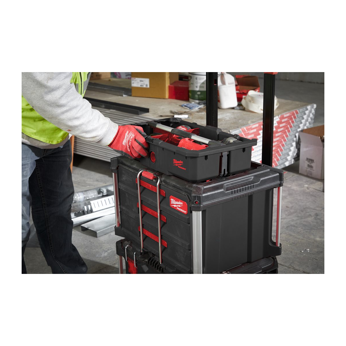 Milwaukee Tool PACKOUT Plateau de rangement pour jeu de rochet et