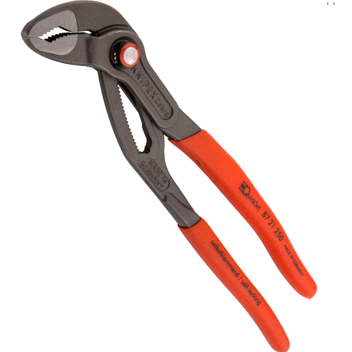 Pince coupante en plastique courbée à 45° - KNIPEX 7211 - Rouge