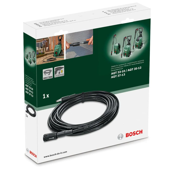 Bosch Rallonge 6m de flexible pour nettoyeur haute-pression 130 Bars (F016800361) Bosch Rallonge 6m de flexible pour nettoyeur haute-pression 130 Bars (F016800361)