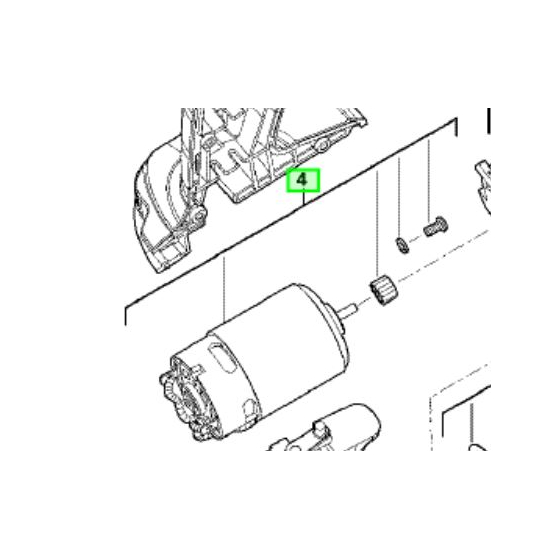 AEG Moteur 12V pour perceuse BS12G2, BSB12G2  (4931440627)