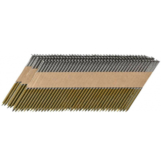 Milwaukee Pointes 90mm ø3.1mm crantés galvanisé en bande x3000 pcs (4932478404)