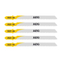AEG Set de 5 lames 75mm Bois pour scie sauteuse (4932352148)