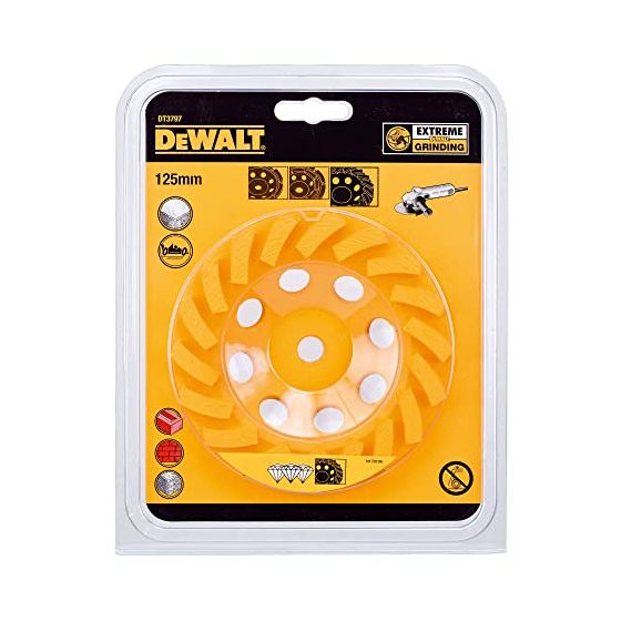 Dewalt DT3797 Plateau de surfaçage diamanté Turbo 125mm Dewalt DT3797 Plateau de surfaçage diamanté Turbo 125mm