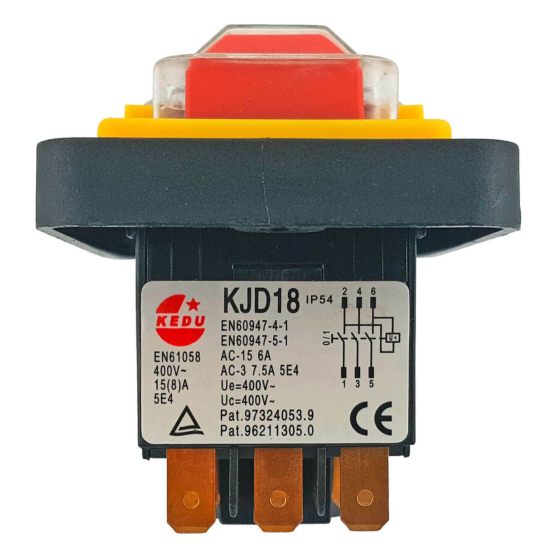 Metabo Interrupteur KJD18 pour touret DSD200, DSD250 (343409360) Metabo Interrupteur KJD18 pour touret DSD200, DSD250 (343409360)