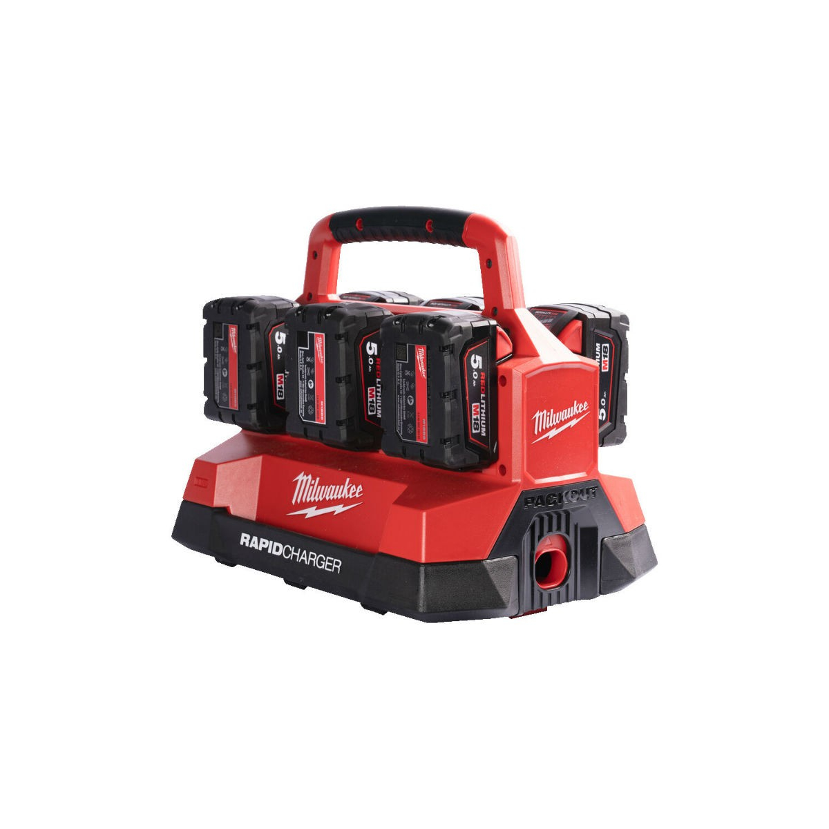 Milwaukee M18 PC6 Chargeur rapide 6 Batteries 18V Packout (4932480162)