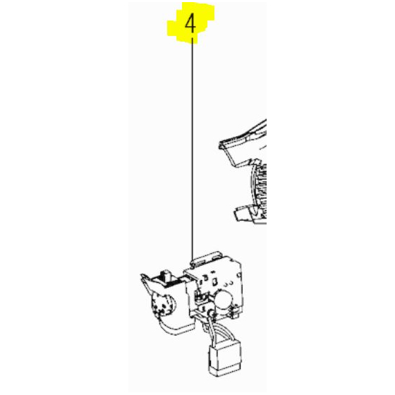 Metabo Interrupteur pour perforateur BE850-2, SBE780-2, SBE850-2, SBE850-2S, UHE2660-2 Quick (343410960)