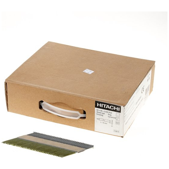 Hikoki - Hitachi Clous 75mm 2.8mm 34° annelée électro galvanisée (2500pcs)