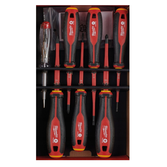 Milwaukee Lot de 7 tournevis Trilobe VDE isolé et sécurisé 1000V (4932478738)