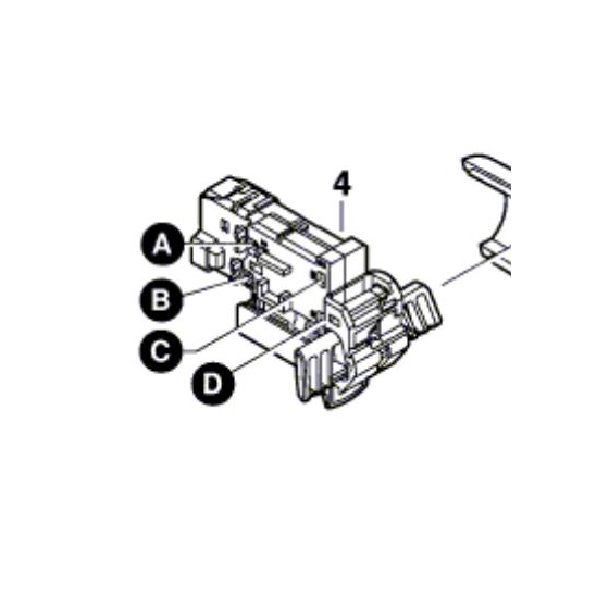 Bosch Interrupteur pour scie sauteuse PST750PE, PST750PEL, PST800PEL, PST7000E, PST7200E (1607200239)