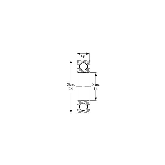 Dewalt Roulement à Billes 429907-87 Dewalt Roulement à Billes 429907-87