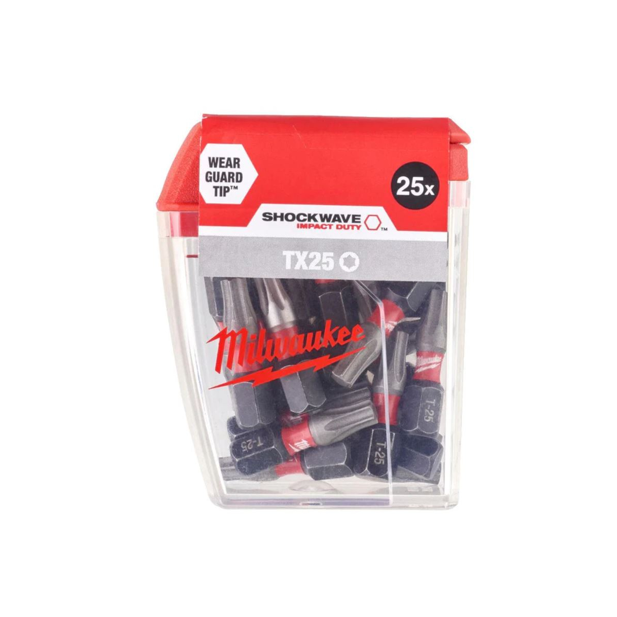 Milwaukee x25 Embouts Torx 25 de Vissage Shockwave 25mm (4932430880)