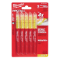 Milwaukee x4 Surligneurs INKZALL Jaune (48223201)