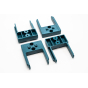 StealthMounts Supports de machines Makita 40v XGT 4-pack Bleu TM-MK40-BLU-4