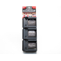 StealthMounts Supports de batteries Einhell, Ozito, Bauer 18V/20V 6-pack NOIR BM-EO18-BLK-6